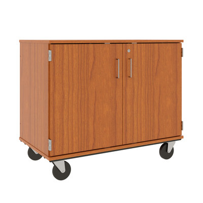 18 Open Tray Classroom Storage Mobile Cart