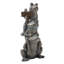 Statue de jardin grenouille empilée Zachary