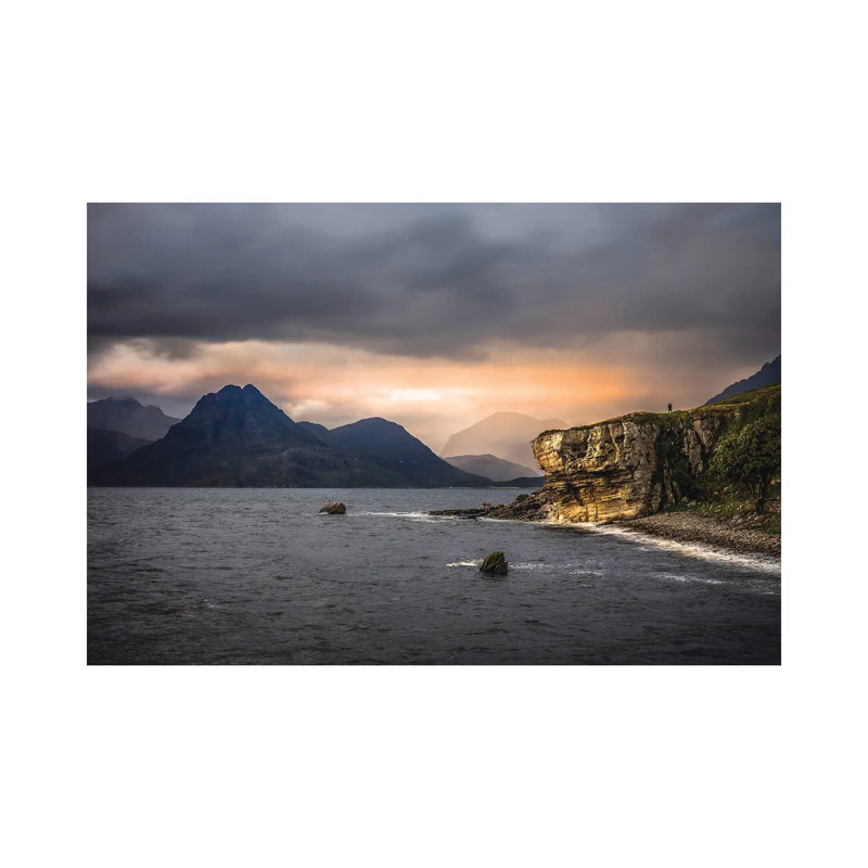 MGM35-Falaises écossaises à Elgol, H 18 po x l 26 po x P 1,5 po