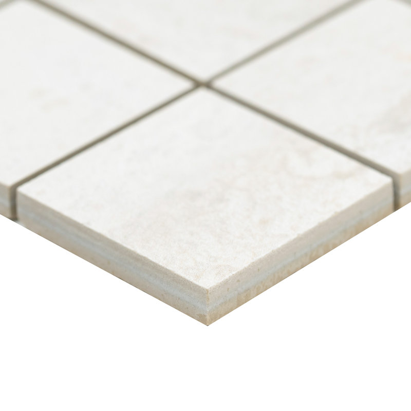 Vante 12 in. x 12 in. Matte Porcelain Mosaic Floor and Wall Tile, Nacre