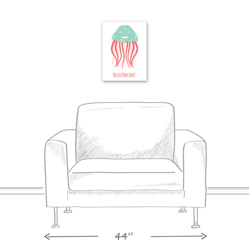« hello darling jellyfish », art sur toile Jered