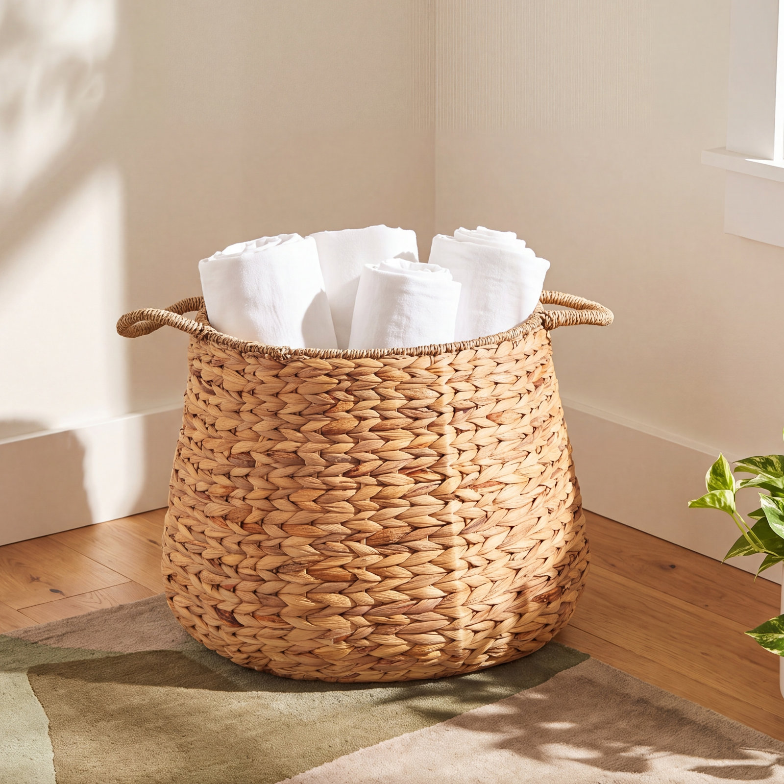Clarabel Handwoven Seagrass Storage Bin