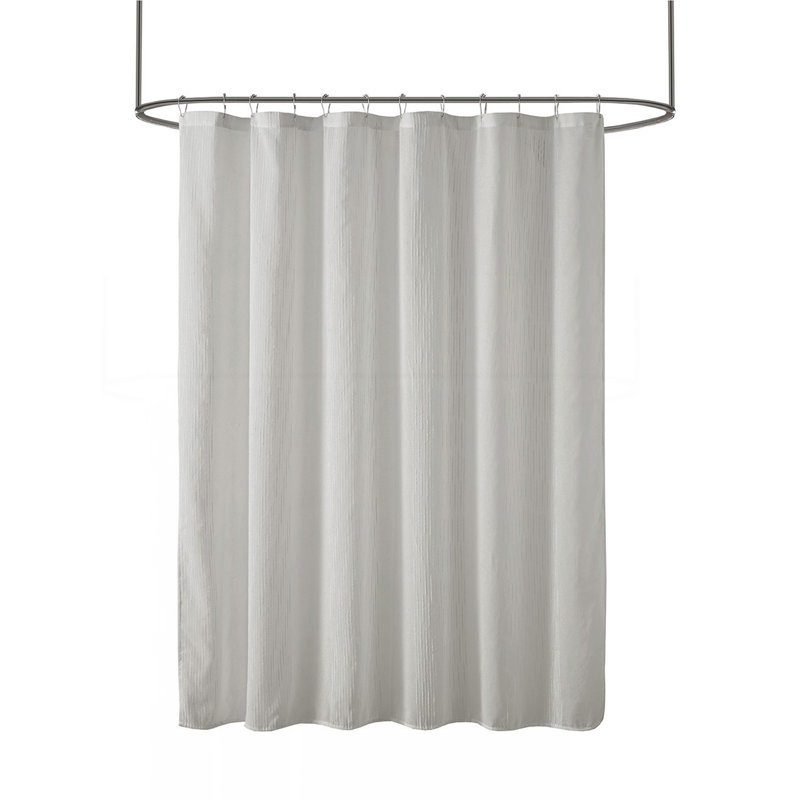 Rideau de douche diaphane, Gris