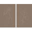 Feuilles et fleur diptyque-67077456