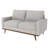 Devonti Upholstered 58'' Loveseat-518706007