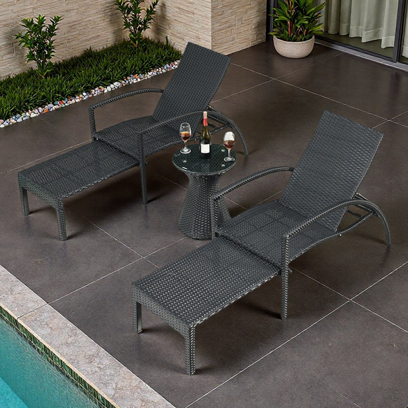 Outdoor Villa Pool Leisure Lounge Chair