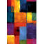 Papier peint dynamique à motif géométrique vibrant