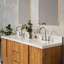 Sequoia 72 In. Double Sink Whitebrook Quartz Countertop Bath Vanity in Mango Wood With Gold Faucet-469412030