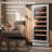 15 In. 33-bottles Single Zone Built-in Wine Refrigerator Fast Cooling Compressor Fridge With Frost-free Touch Panel  -124568572