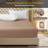 Solayne Deep Pocket Fitted Sheet Only 100% Long Staple Cotton Breathable Bottom Sheet Fits Up To 14" Deep Mattress-111075382-111075373