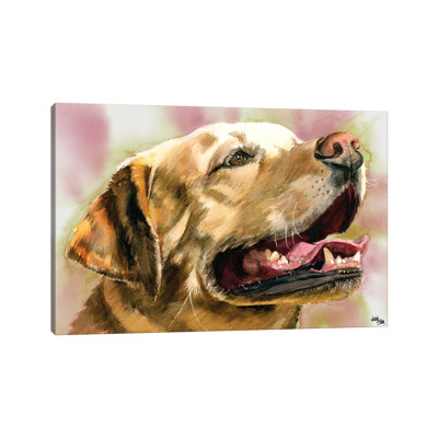 Yeller Feller - Yellow Labrador Retriever by Judith Stein - Gallery-Wrapped Canvas Giclée on Canvas