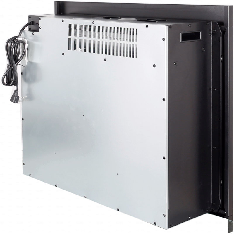 Infrared Electric Fireplace With Removable Trim, Touch Panel, Smokeless Firebox, And Realistic Fire Crackling Sound