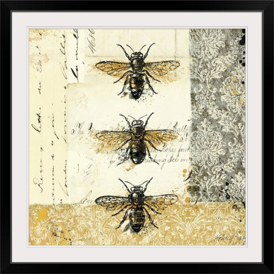 « i », impression Golden Bees 'n Butterflies