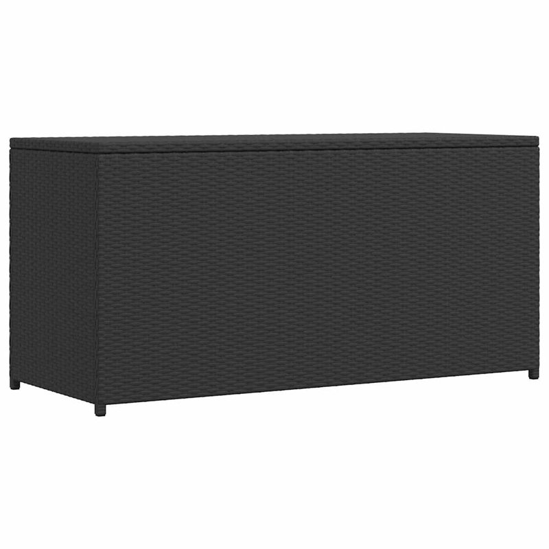 vidaXL Outdoor Storage Deck Box Chest Cabinet for Patio Cushions Garden Tools, Black
