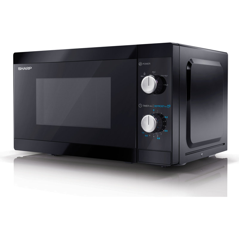  20L 800w Solo Microwave Black, Black
