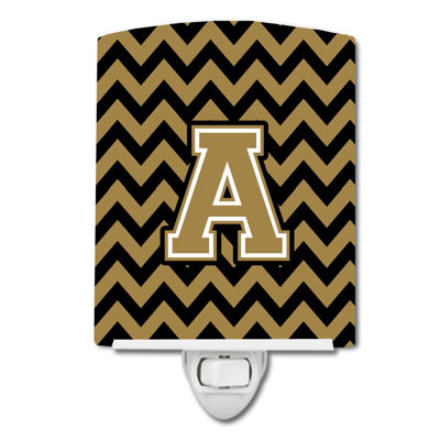Chevron Ceramic Night Light