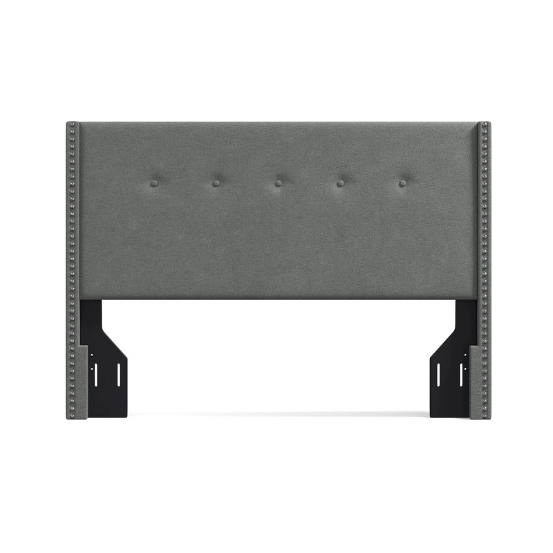 Burchfield Upholstered Headboard, Full/Queen, Stone
