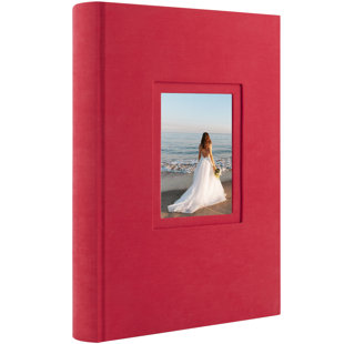 Large Self Adhesive Photo Album Hold Various Sized Picture Upto A4 RED XMAS  Gift