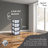 Clear Plastic 4 Drawer Home Storage Tower with Black Frame
