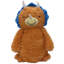 «Happy Nappers: Adorable Storables -Dino Triceratops- Brown / Blue- 8 po.