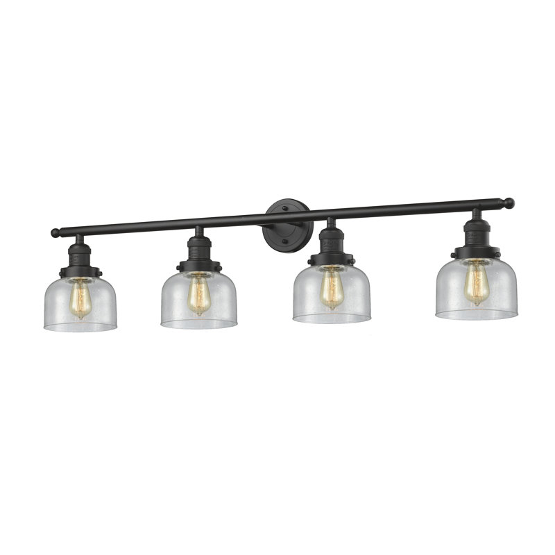 Reyhani 4 - Light Dimmable Vanity Light, Oil Rubbed Bronze, White