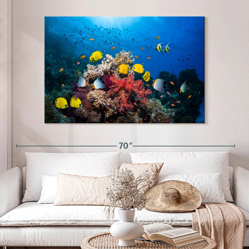 Brampt Underwater Red Sea Life, 34" H x 51" W
