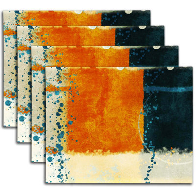 Napperon abstrait en polyester