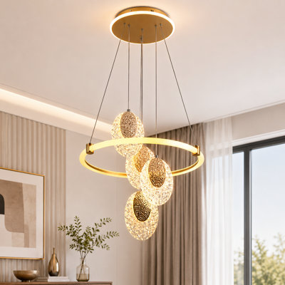 4-light Led Dimmable Cluster Pendant