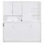 Lit escamotable simple avec armoire et rangement pour éclairage USB-1359311773