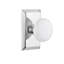 Studio Plate with White Porcelain Door Knob-1248458463-1244069291