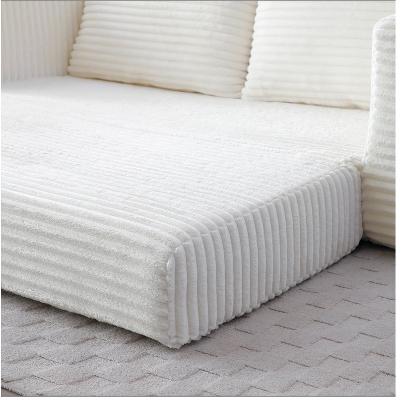 Canapé en mousse viscoélastique Boneless, Beige