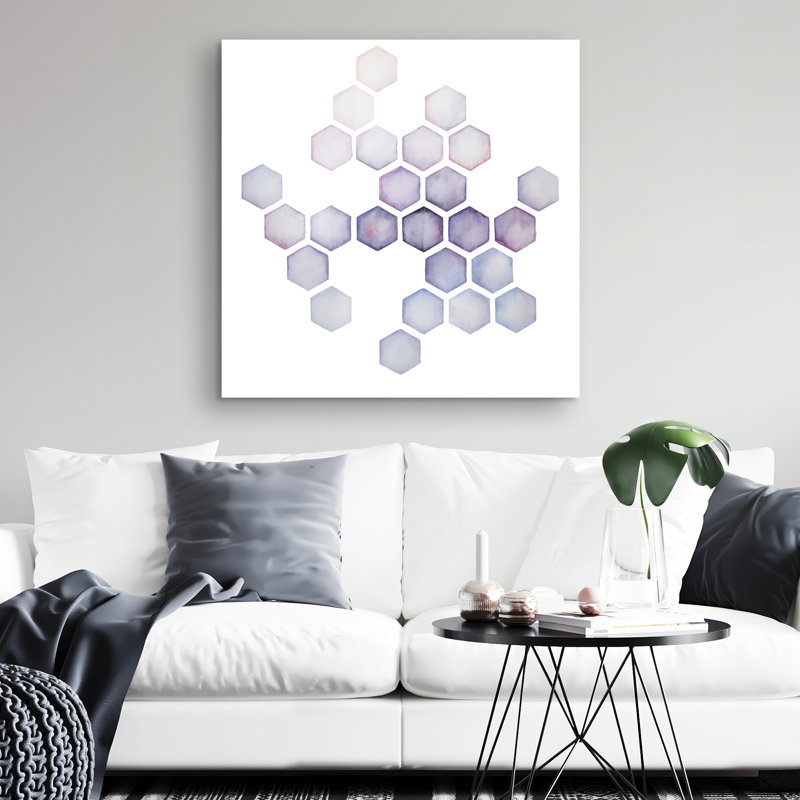 Alveoli lilac - 32"x32" art on canvas