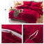 Ensemble de literie pour housse de couette de couleur unie américaine Lissther-104469423-104469426