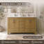 42" Pre-assembly Single Sink Bathroom Vanity with Soft-Close Drawers & Doors, Engineered Stone Top-131175992