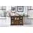 Shaeffer Extendable to 95-inches Flip-Top 2-drawer Solid Wood Server