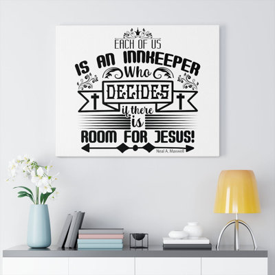 For Jesus - Wrapped Canvas Print