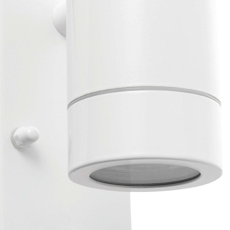 Metcalfe 15cm H Outdoor Armed Sconce, White