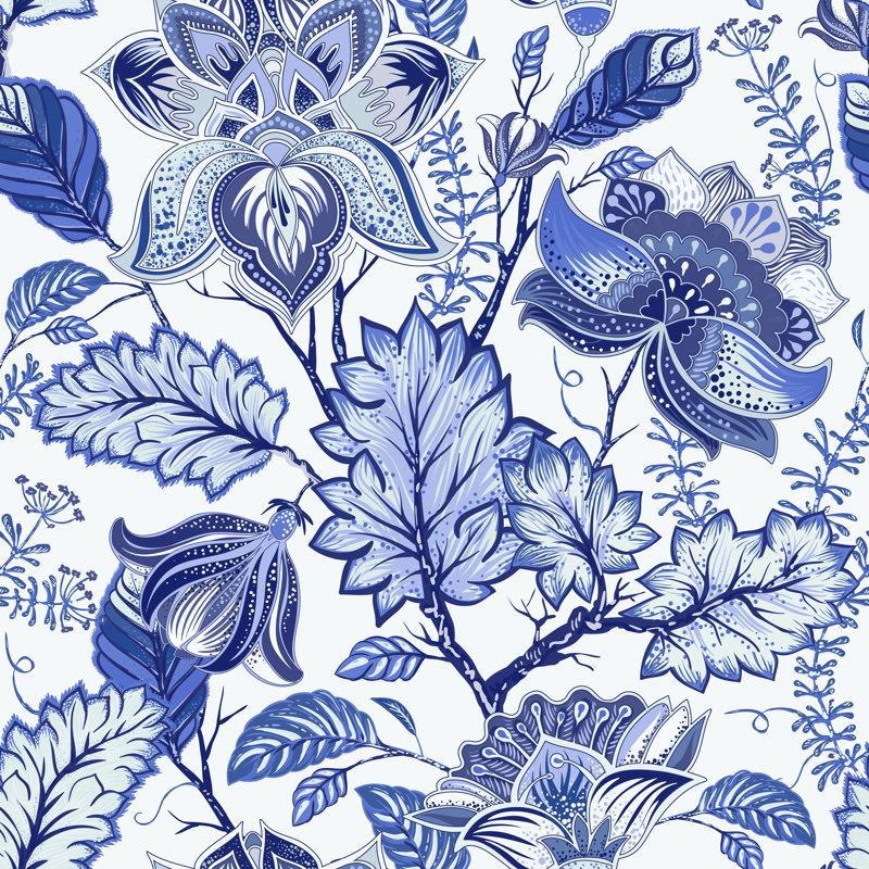 Rouleau de papier peint Jacinta Provence, L 16,67 po x l 25 po