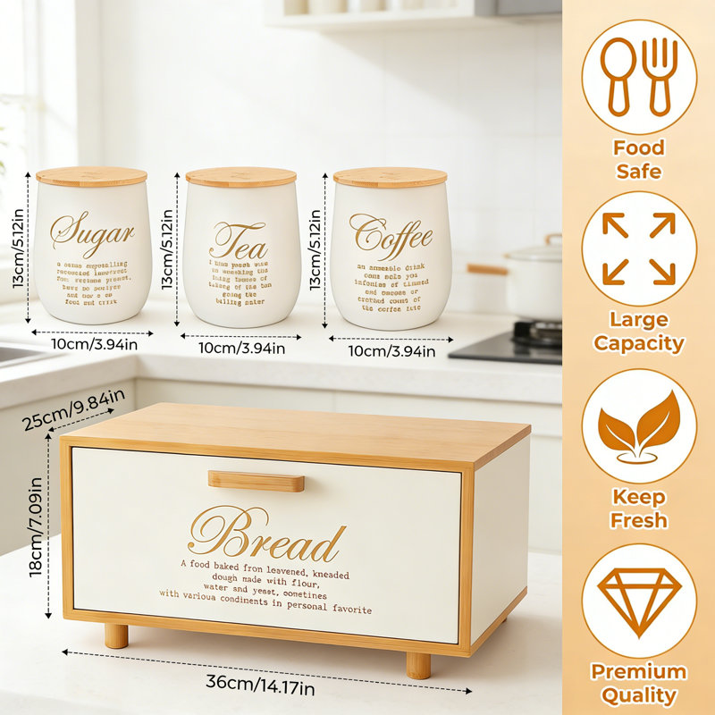 Wood Food Storage Container
