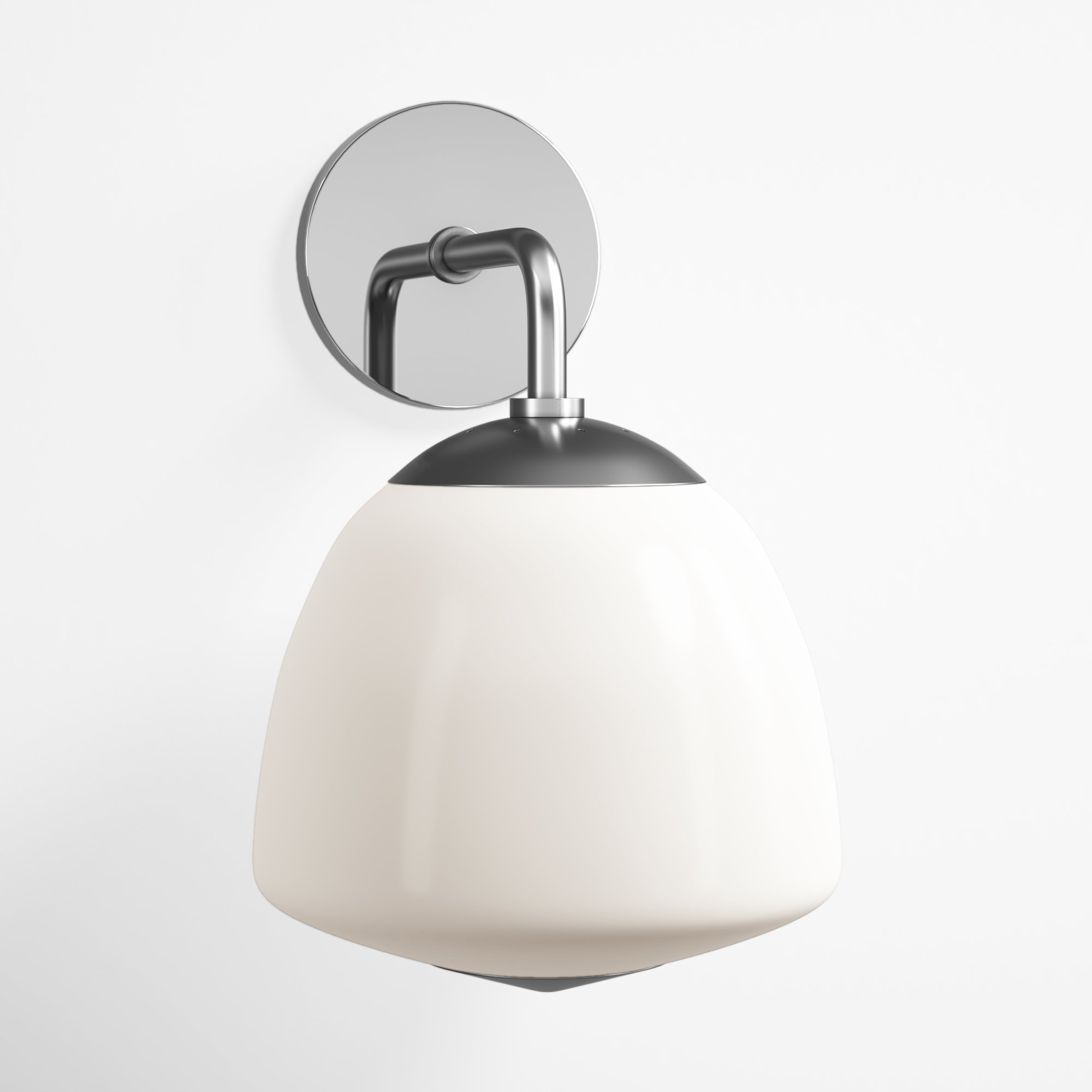 Darby Single Light Dimmable Armed Sconce & Reviews