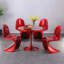 Chaises d'appoint simples en plastique ABS peintes