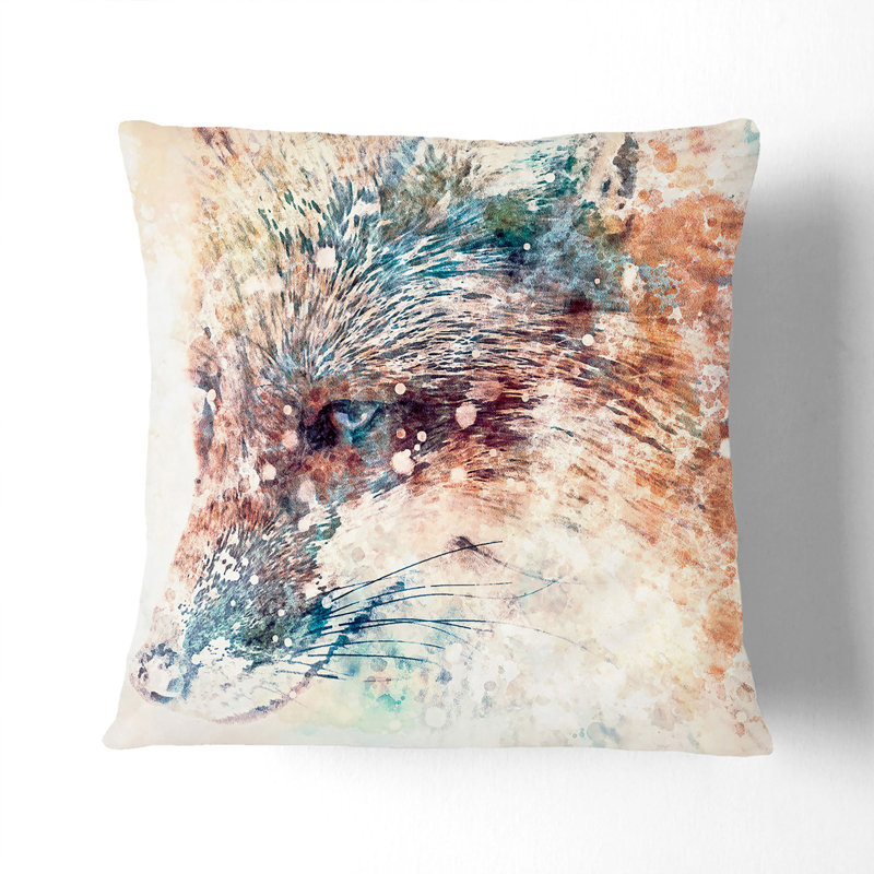 Square Throw Cushion, White, 40cm H x 40cm W x 15cm D