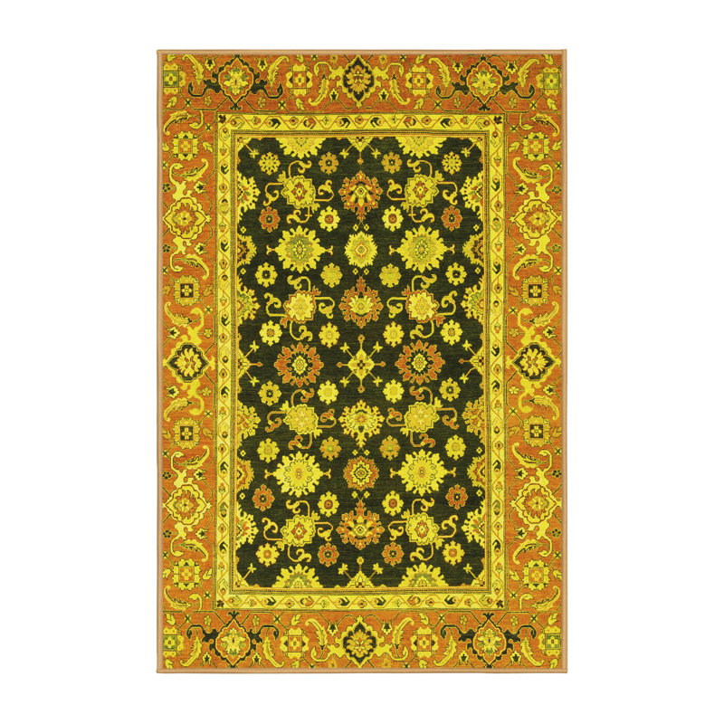 Washable Oriental Indoor Rug, Runner 2' x 5'