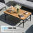 4-Piece Outdoor Patio Furniture Set, Hand-Woven Wicker Conversation Set With Olefin Cushions & WPC Coffee Table, 330 Lbs Capacity For Backyard, Balcony, Garden