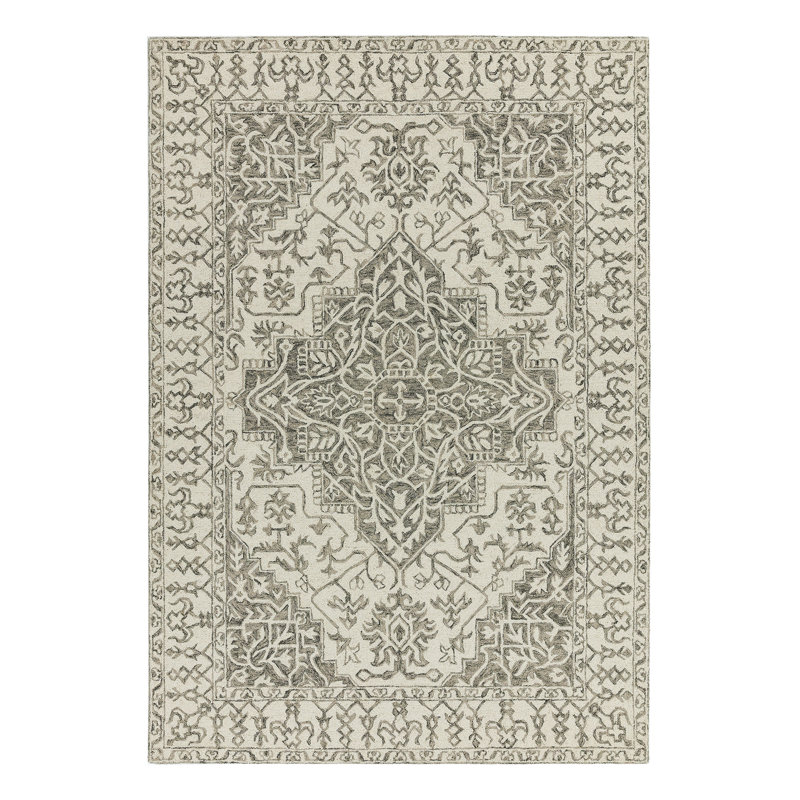 Adonica Oriental Wool Hand Woven Area Rug, Rectangle 200 x 290cm