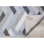Tapis gris à motif de chevrons Shelldrake