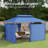 Outdoor Gazebo With Curtains,Double Roof Patio Gazebo,For Garden, Lawn, Backyard And Deck-123312192