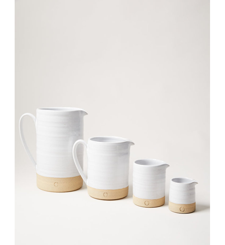 Silo Stoneware Pitcher, Large: 5" X 8.75"; 72 OZ.
