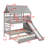 Twin Over Twin Bunk Bed With Trundle And Slide-1607666559