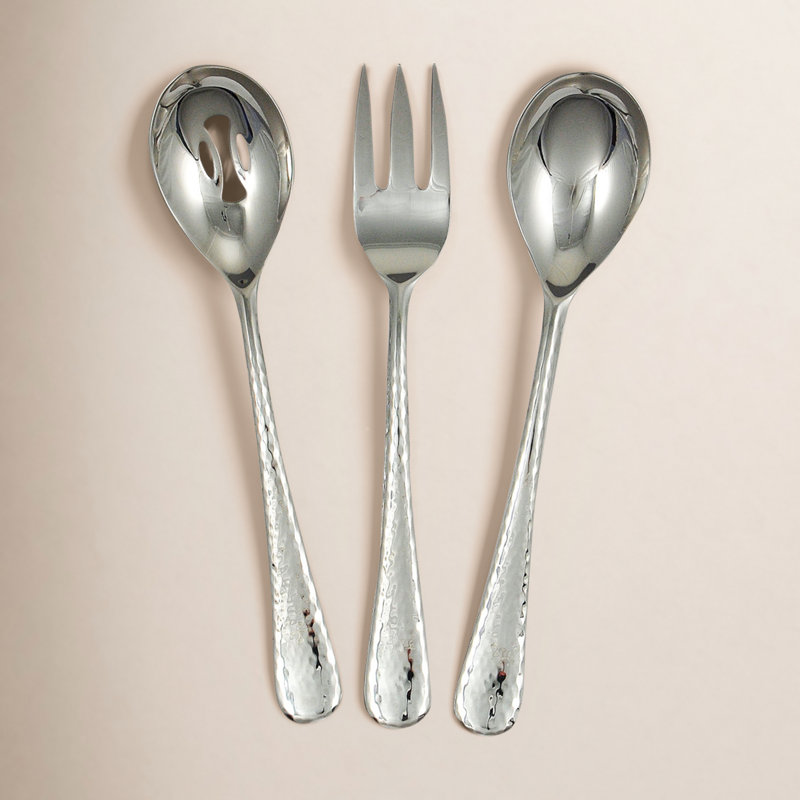 Fitz 3 Piece Stainless Steel Hostess Set